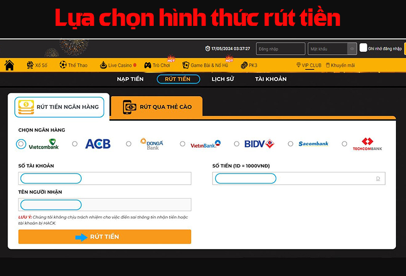 rút tiền nhà cái Vuabet88