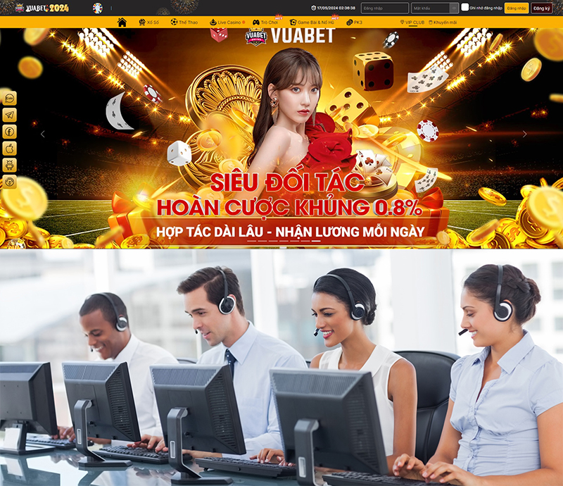 Vuabet88 hỗ trợ tư vấn 24/7